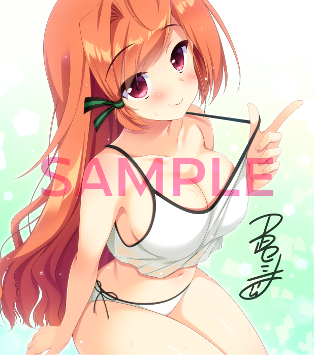 夕凪セシナ先生描き下ろし色紙『風雅姫乃』
